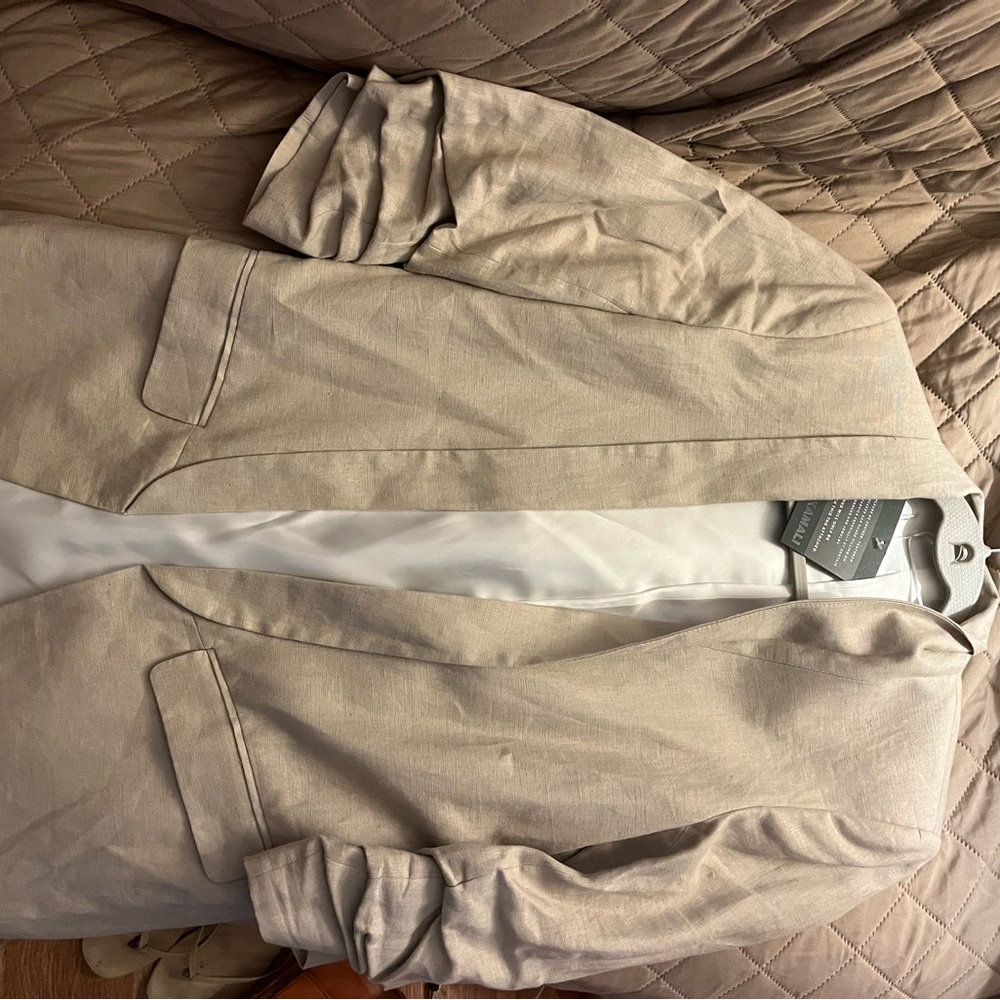 Beige Blazer Jacket